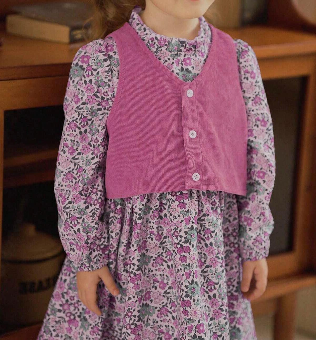 Vest Sewing Pattern for Kids, Kids Vest, Kids Pattern, PDF Pattern, Beginner Pattern, Sewing Pattern Toddlers, Girl Vest Pattern