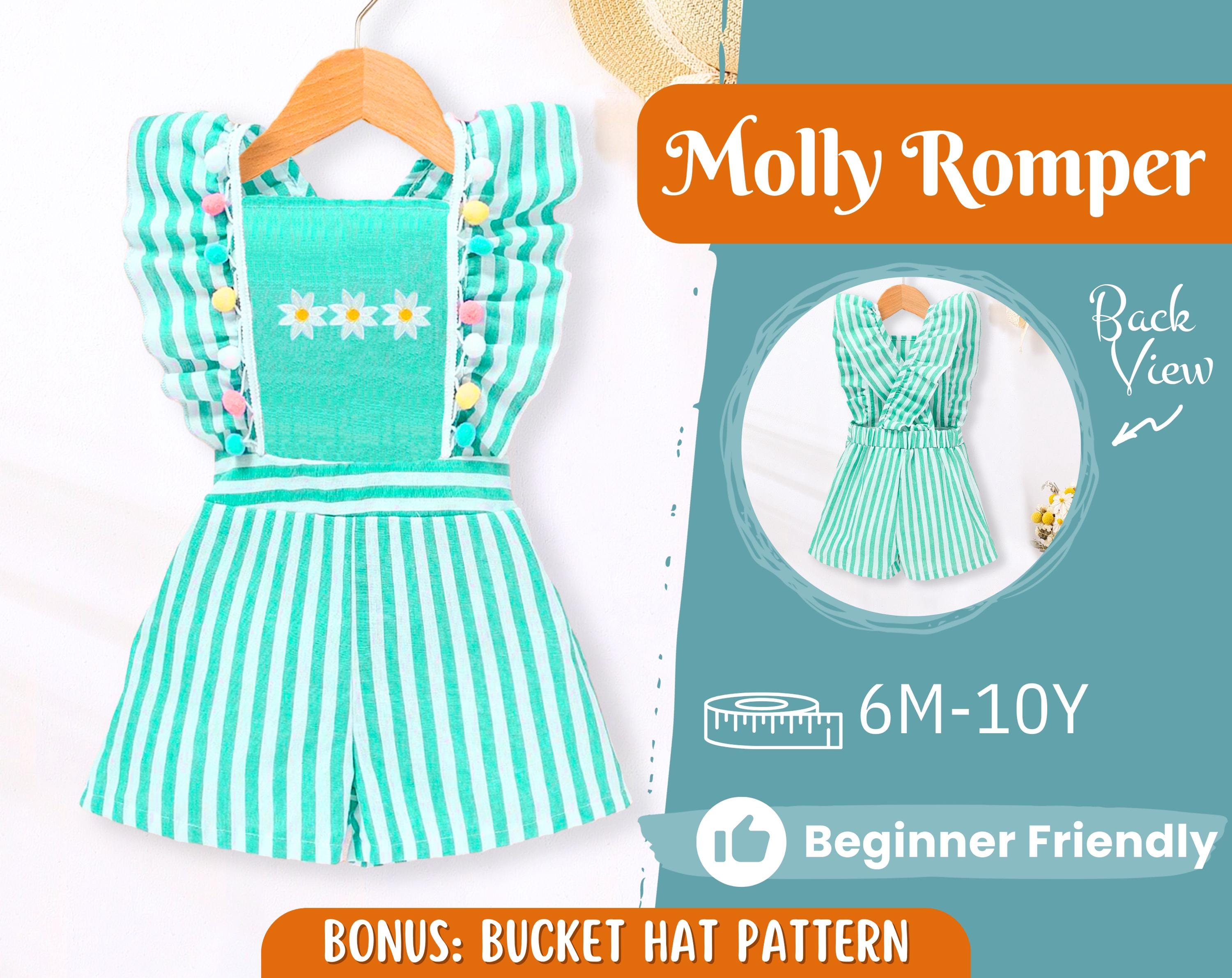Romper Sewing Pattern for Kids, Romper Pattern, Kids Pattern, Overall Pattern, Beginner Pattern, Sewing Pattern Toddlers, Baby Pattern