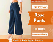 Women Pants Pattern | Sewing Patterns | Trousers Sewing Pattern | Wide Leg Pants Pattern, Sewing Pattern Pants Women, Suit Pants, Work Pants