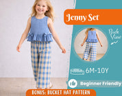 Top and Pants Pattern for Kids, Top Pattern, Kids Pattern, PDF Pattern, Beginner Pattern, Sewing Pattern Toddlers, Pants Pattern