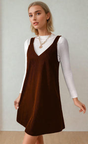 Pinafore Dress Pattern | Overall Dress Sewing Pattern | Jumper Pattern | Pinafore pattern | Sewing Pattern Beginner | PDF Sewing Pattern