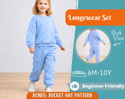 Hoodie and Joggers Pattern for Kids, Hoodie Pattern, Kids Pattern, PDF Pattern, Beginner Pattern, Sewing Pattern Toddlers, Joggers Pattern
