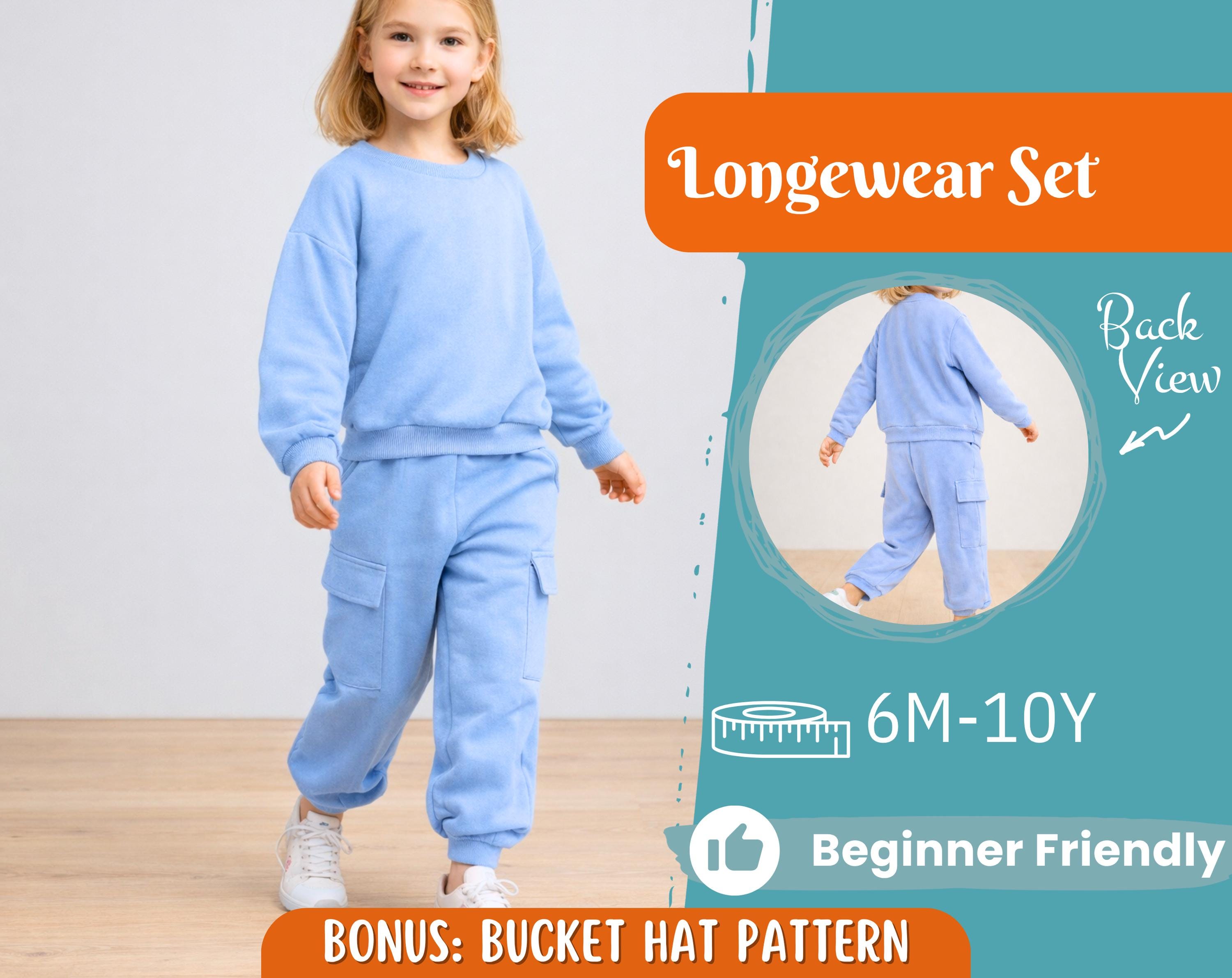 Hoodie and Joggers Pattern for Kids, Hoodie Pattern, Kids Pattern, PDF Pattern, Beginner Pattern, Sewing Pattern Toddlers, Joggers Pattern