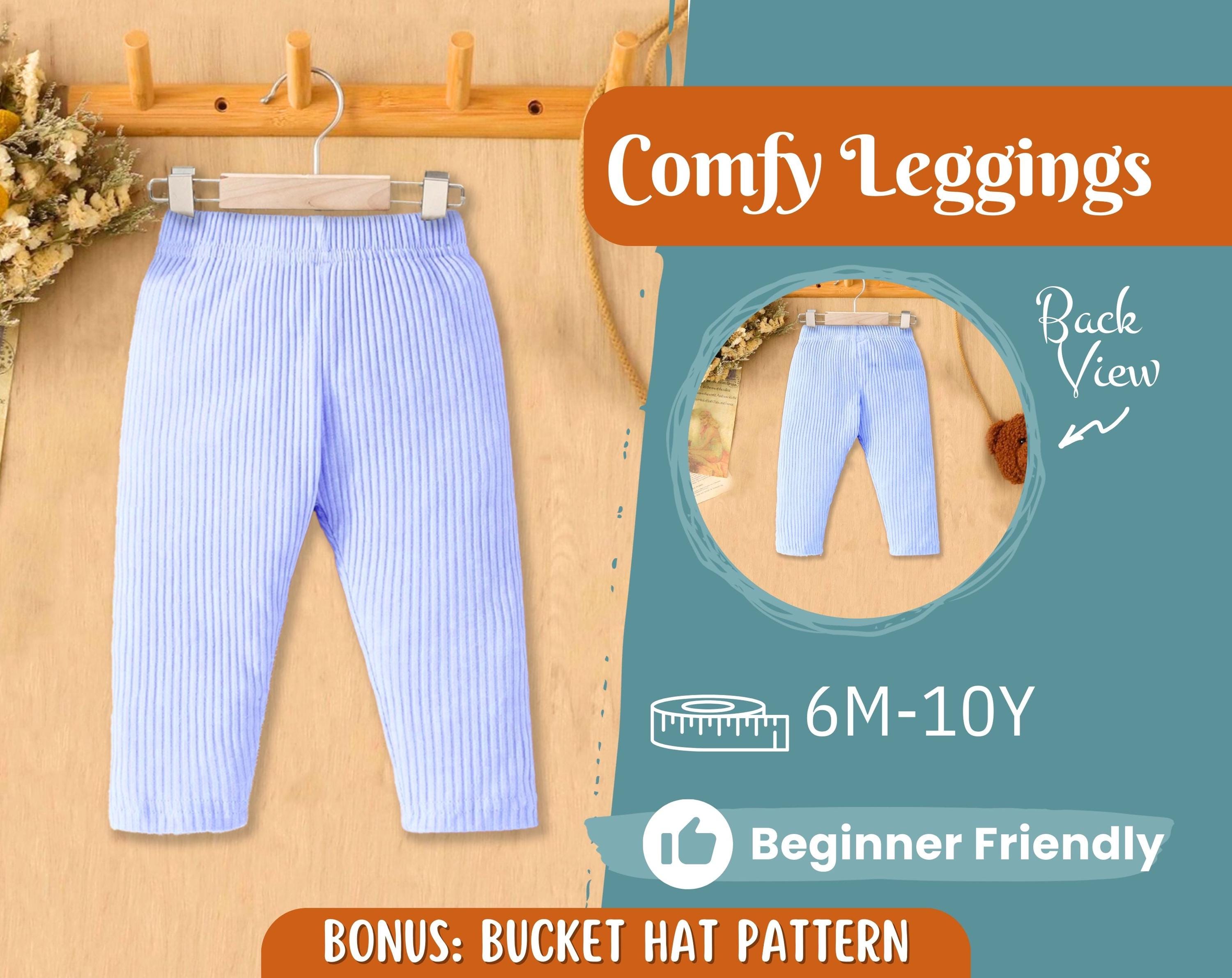 Leggings Sewing Pattern for Kids, Leggings Pattern, Kids Sewing Pattern, Baby Sewing Pattern, Beginner Pattern, Sewing Pattern Toddlers