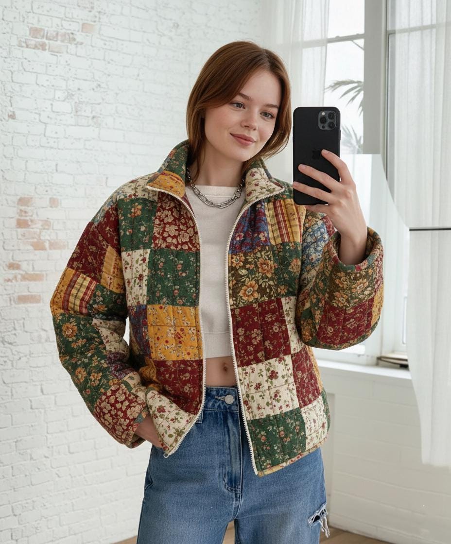 Quilted Jacket Sewing Patterns | Women Sewing Patterns | Jacket Sewing Pattern | Vest Pattern | Patchwork Patterns | Quilted Coat Pattern