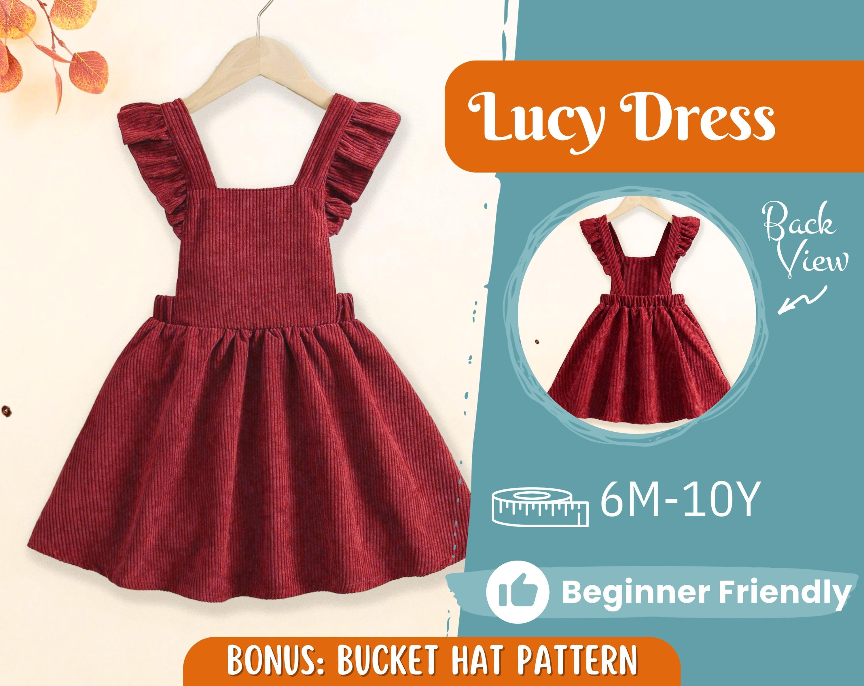 Dress Sewing Pattern for Kids, Dress Pattern, Kids Pattern, PDF Pattern, Beginner Pattern, Sewing Pattern Toddlers, Girl Dress Pattern