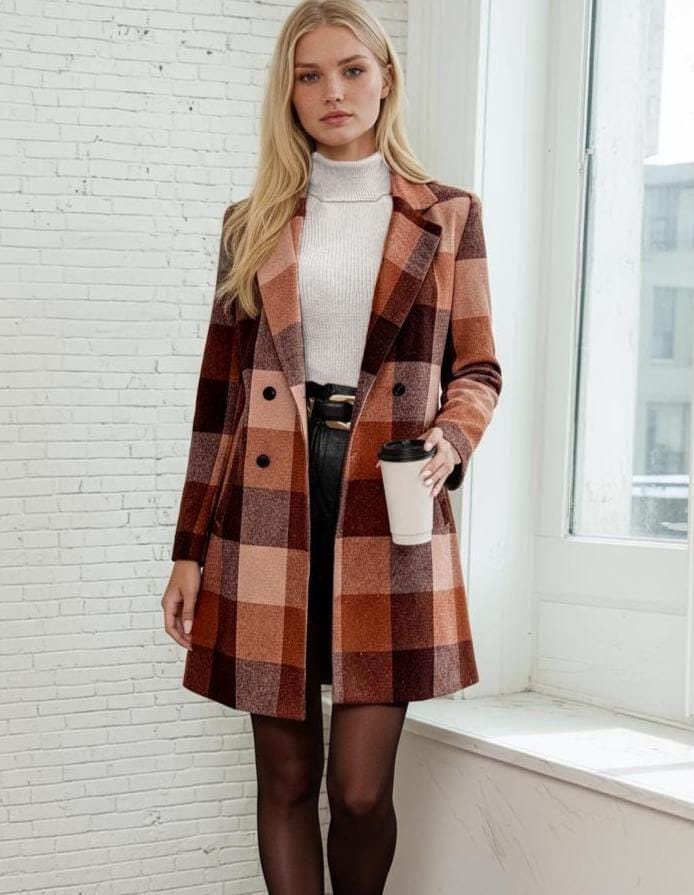 Coat Sewing Pattern with Lining | Winter Coat Pattern | Long Coat Pattern | Jacket Sewing Pattern, Women Sewing Pattern, Pattern Jacket Coat