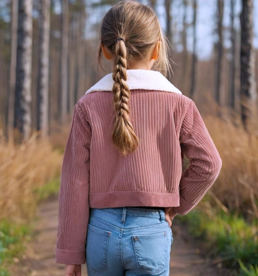 Jacket Sewing Pattern for Kids, Short Jacket Pattern, Kids Pattern, PDF Pattern, Beginner Pattern, Sewing Pattern Toddlers, Coat Pattern