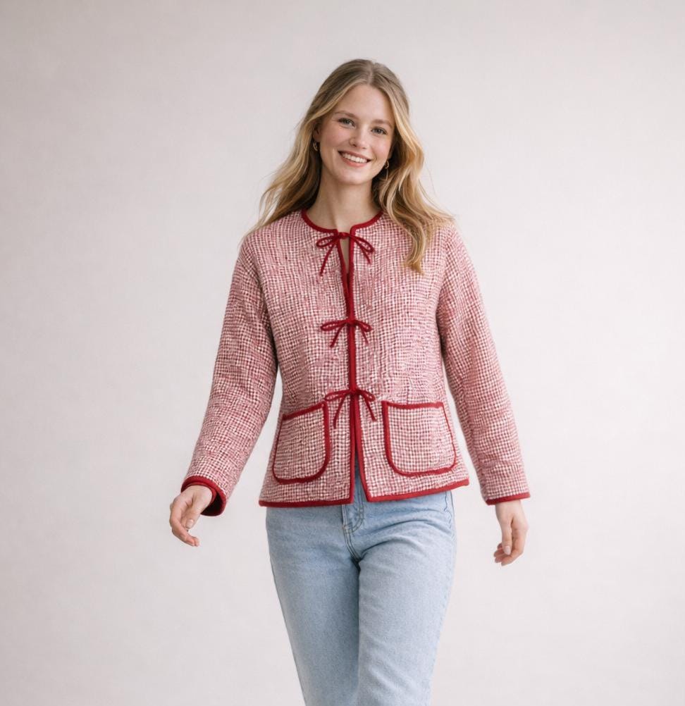 Elise Jacket Sewing Pattern | Coat Pattern | Sewing Patterns | Jacket Pattern | Women Sewing Pattern Jacket Coat | Beginner Jacket