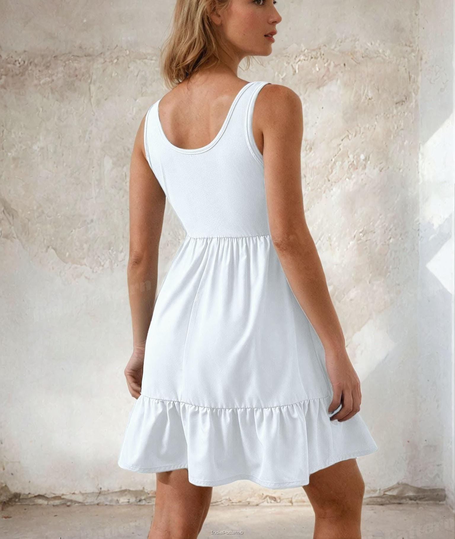 Dress Sewing Pattern | Summer Dress Pattern | Women Sewing Pattern | Sewing Patterns | Dress Pattern | Women Pattern | Beginner Dress
