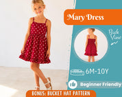 Dress Sewing Pattern for Kids, Dress Pattern, Kids Pattern, Summer Dress Pattern, Beginner Pattern, Sewing Pattern Toddlers, Baby Pattern