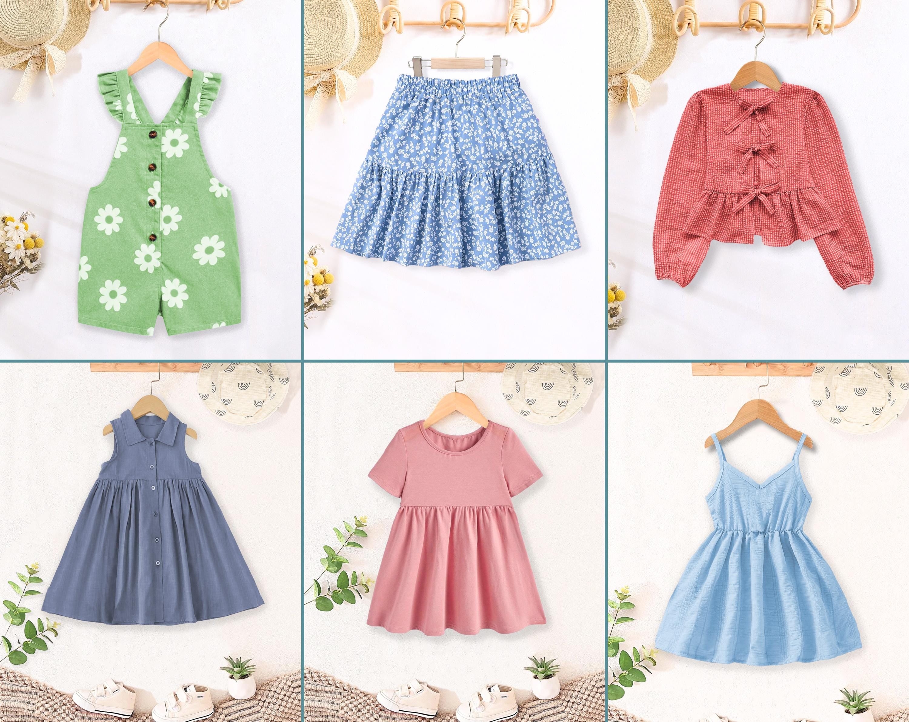 Kids Sewing Patterns Bundle, Sewing Patterns, Kids Patterns, Summer Patterns, Children Pattern, Easy Pattern, Beginner Pattern, PDF Pattern