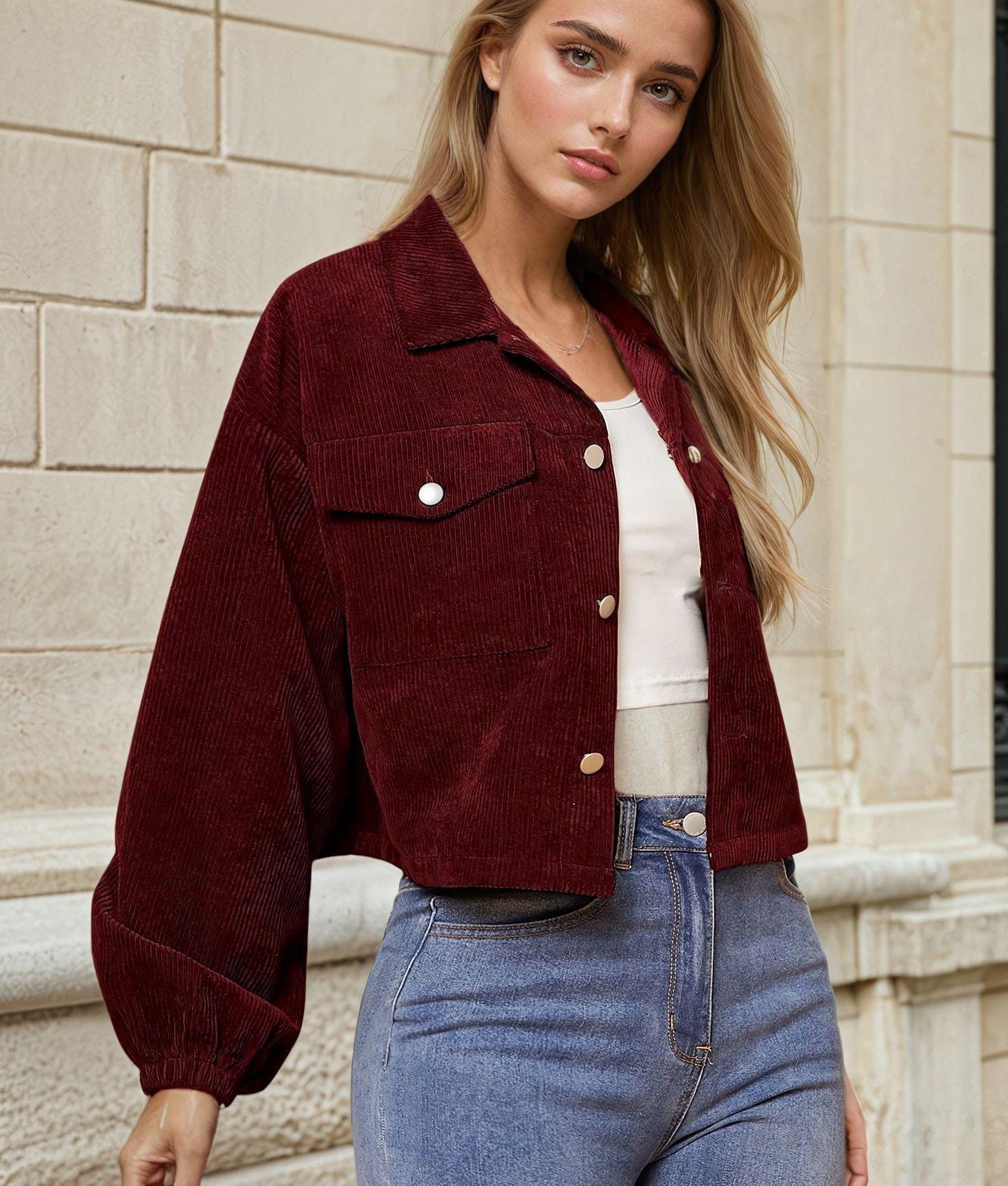Jacket Sewing Pattern | Women Jacket Pattern | Sewing Patterns for Women | Button Jacket | Coat Pattern | Winter Sewing Pattern PDF Sewing