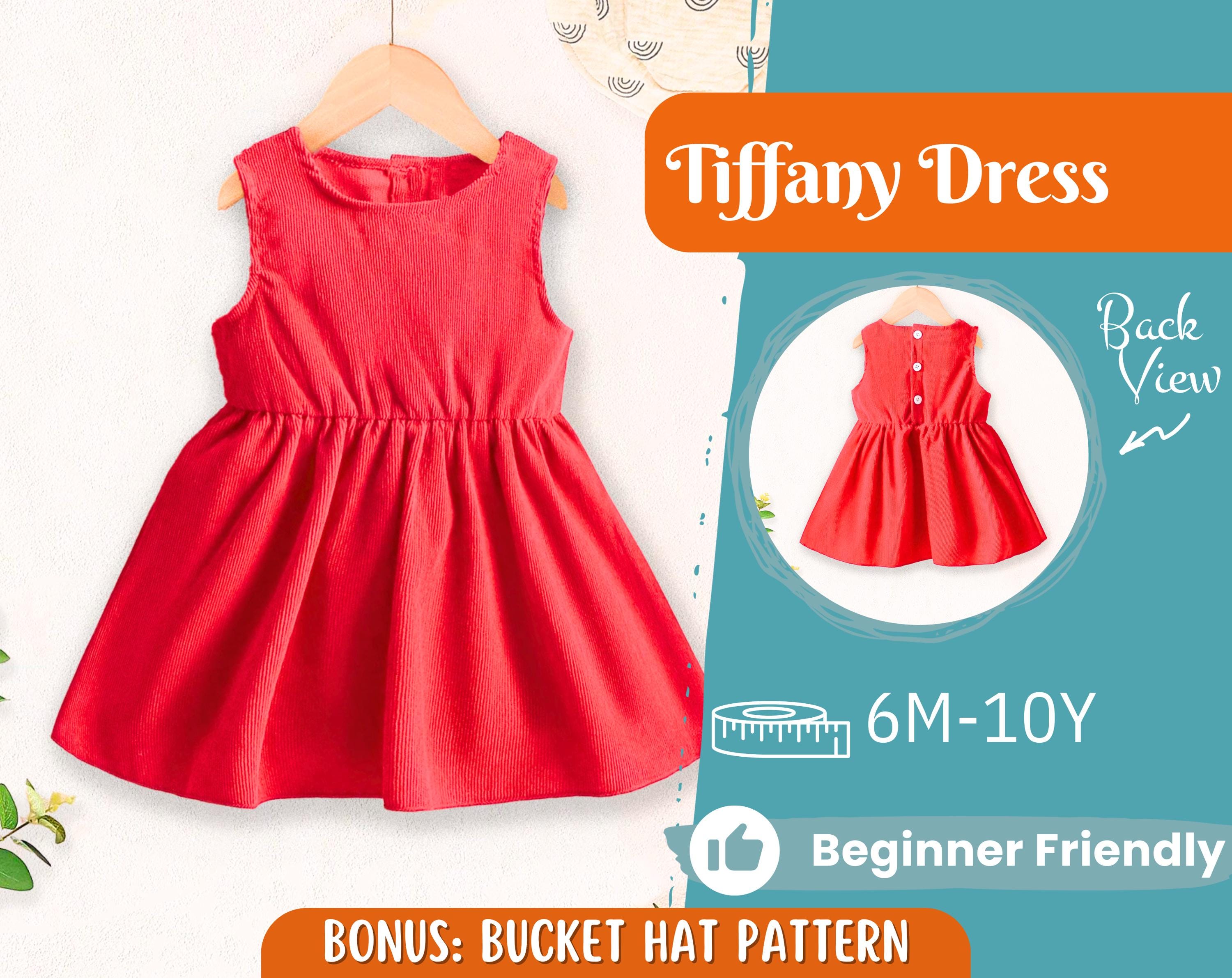 Dress Sewing Pattern for Kids, Dress Pattern, Kids Pattern, Girl Dress Pattern, Beginner Pattern, Sewing Pattern Toddlers, PDF Pattern
