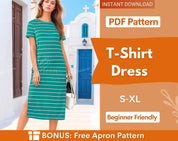 Sewing Pattern PDF Dress - Sewing Patterns for women - Dress pattern - Dress sewing pattern - Dress PDF pattern - Easy dress pattern