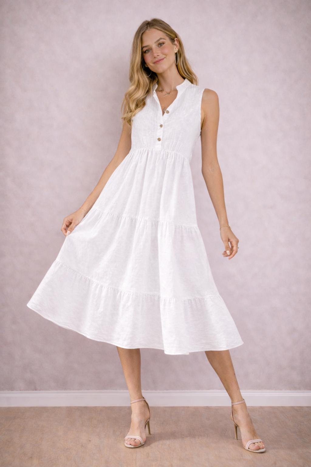 Elodie Dress Pattern | Dress Sewing Pattern | Sewing Pattern for Women | Tiered Dress | Sleeveless Dress | Beginner Sewing Pattern Dress
