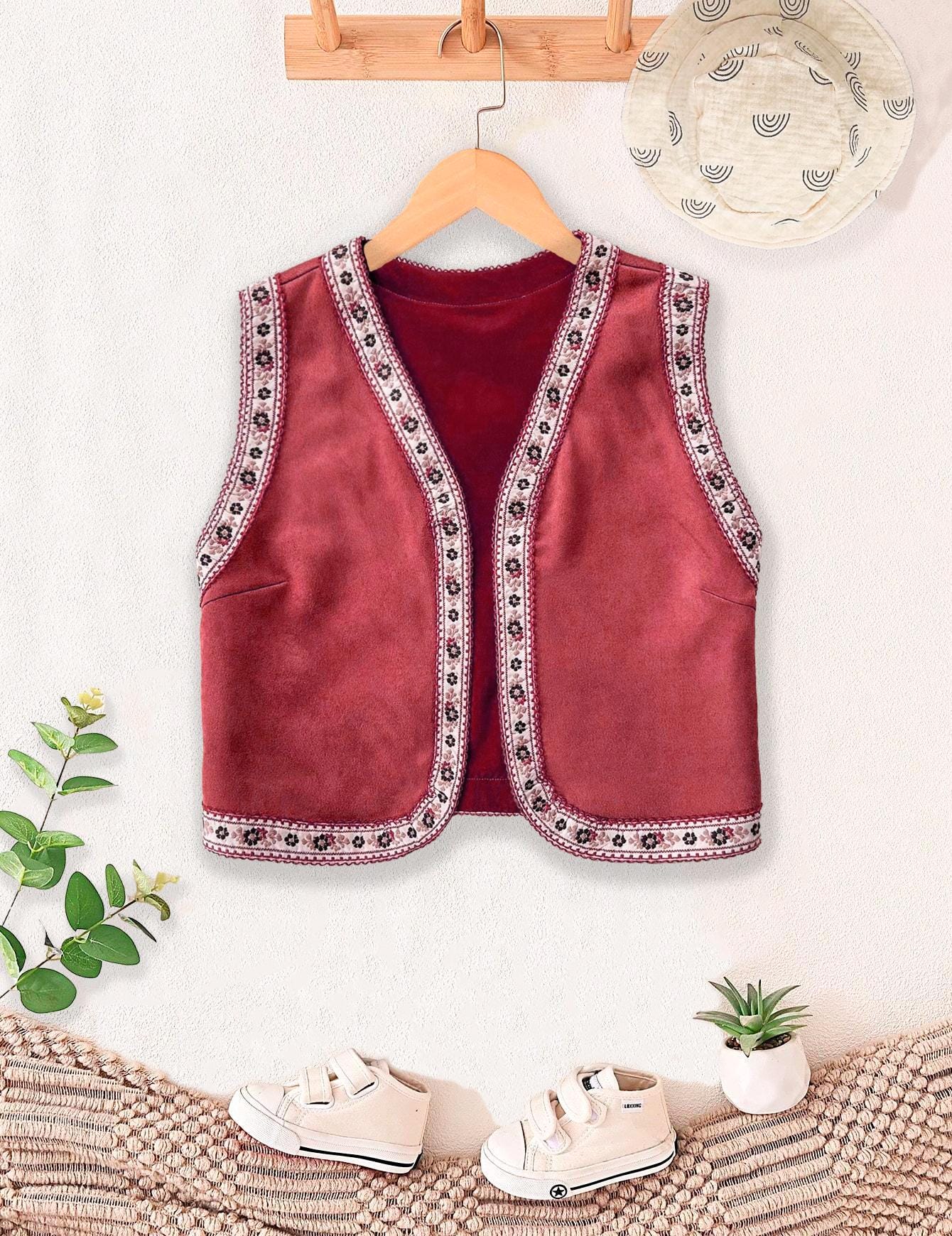 Vest Sewing Pattern for Kids, Kids Vest, Kids Pattern, PDF Pattern, Beginner Pattern, Sewing Pattern Toddlers, Waistcoat Sewing Pattern