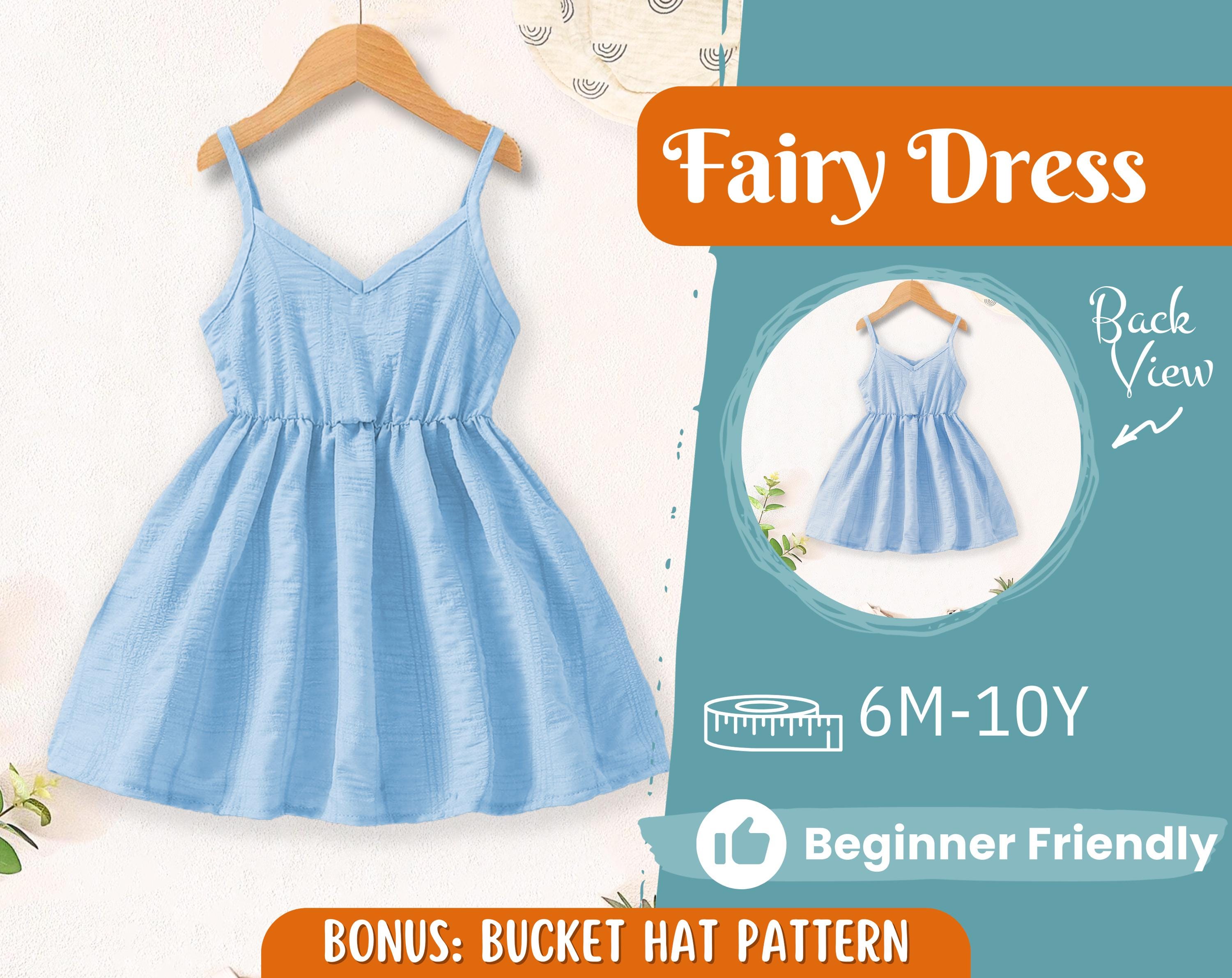 Dress Sewing Pattern for Kids, Dress Pattern, Kids Pattern, Summer Dress Pattern, Beginner Pattern, Sewing Pattern Toddlers, Baby Pattern