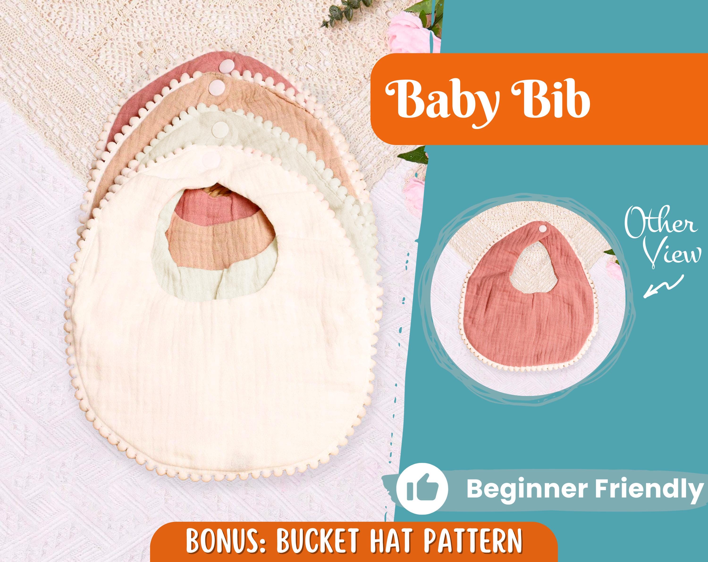Baby Bib Sewing Pattern for Kids, Bib Pattern, Kids Pattern, Baby Bib, Beginner Pattern, Sewing Pattern Toddlers, Baby Pattern, PDF Pattern