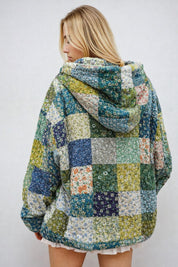 Jacket with Hoodie Sewing Pattern | Coat Pattern | Sewing Patterns | Quilted Jacket Pattern | Hooded Jacket Coat | Women Jacket