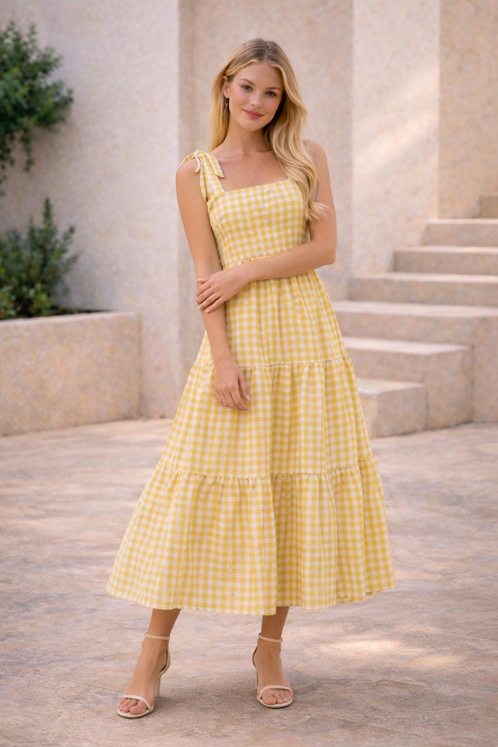 Ruby Dress Sewing Pattern | Tiered Dress Pattern | Maxi Dress Pattern | Gathered Dress Pattern | Women Sewing Pattern Dress