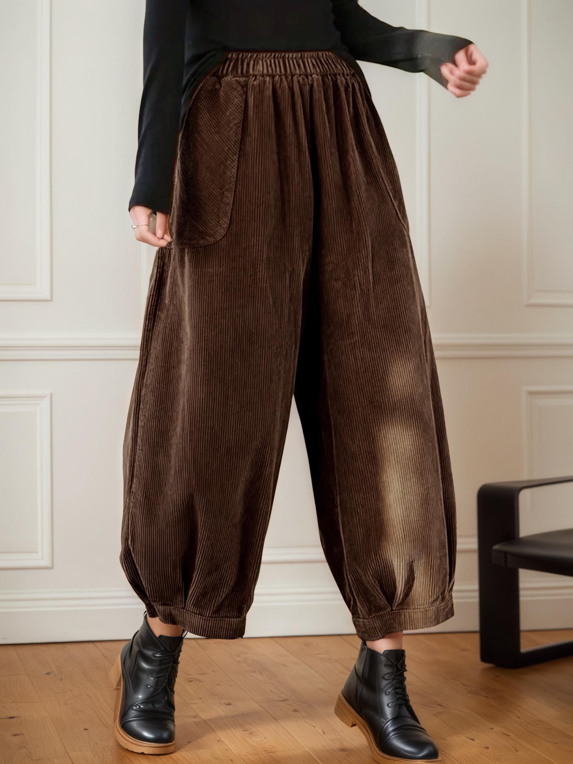 Balloon Pants Sewing Pattern, Barrel Leg Pants Pattern, Wide Leg Pants Sewig Pattern, Women Sewing Pattern Pants, Baggy Pants Pattern