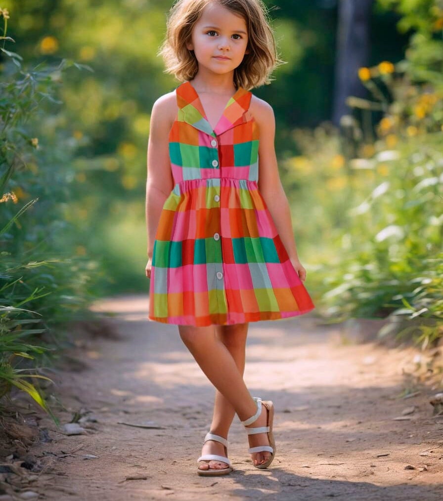 Dress Sewing Pattern for Kids, Dress Pattern, Kids Pattern, Summer Dress Pattern, Beginner Pattern, Sewing Pattern Toddlers, Baby Pattern