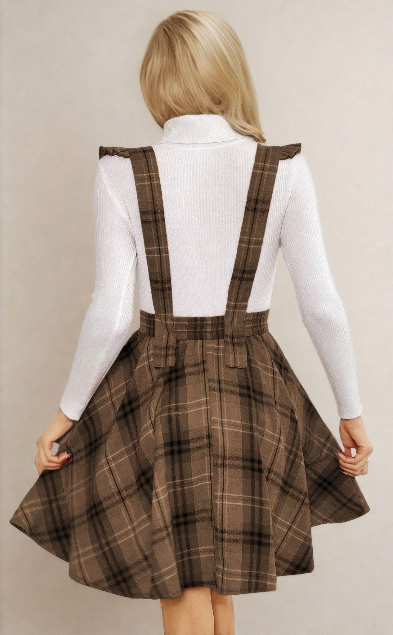 Skirt Pattern | Suspender Skirt Sewing Pattern | High waist skirt pattern | Women skirt sewing pattern | Sewing Pattern Skirt | Midi Skirt