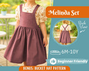 Dress and Blouse Pattern for Kids, Top Pattern, Kids Pattern, PDF Pattern, Beginner Pattern, Sewing Pattern Toddlers, Dress Sewing Pattern