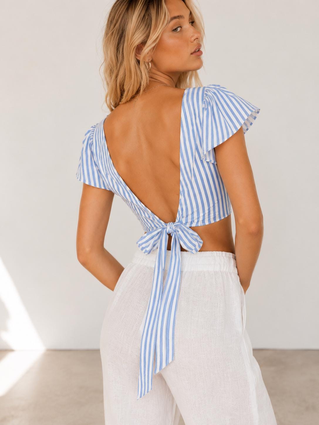 Tie Back Top Sewing Pattern | XS-XXXL| Summer Top Pattern | Top Pattern | Crop Top Pattern | Backless Top | Open Back Top, Easy pattern PDF
