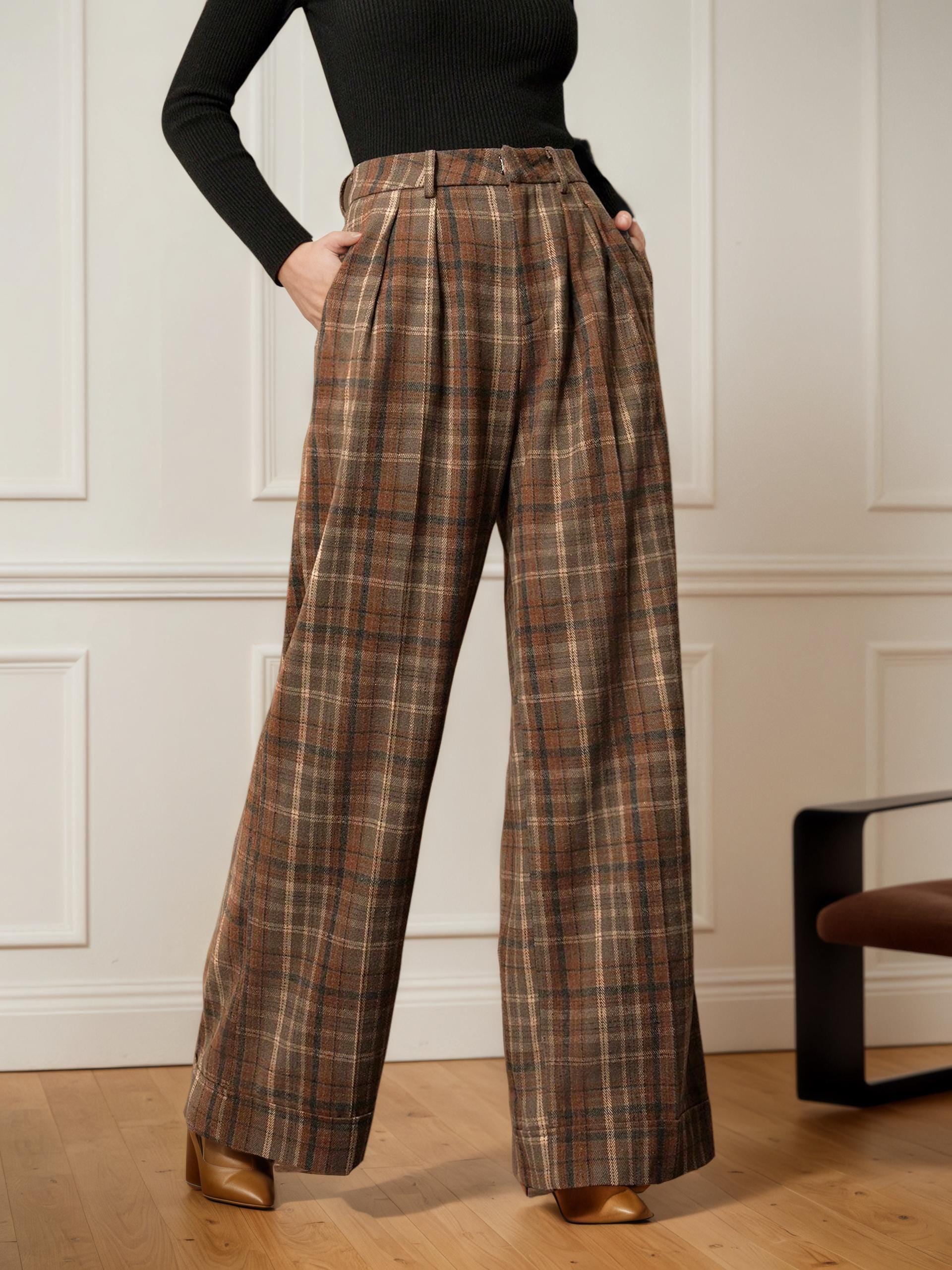 Pants Pattern for Women | Sewing Patterns | Trousers Pattern | Straight Leg Pants Sewing Pattern | Sewing Pattern Women Pants Trousers