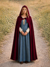 Cloak Sewing Pattern with 9 Lengths, Cape Pattern, Elven Cape, Magical Gown, Medieval Dress, Hooded Cloak, Cape with Hood Pattern, Long Cape