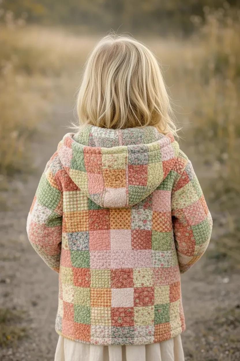 Coat Sewing Pattern for Kids, Girl Coat Pattern, Kids Pattern, PDF Pattern, Beginner Pattern, Sewing Pattern Toddlers, Quilted Coat Pattern
