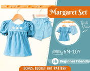 Top and Skort Pattern for Kids, Top Pattern, Kids Pattern, PDF Pattern, Beginner Pattern, Sewing Pattern Toddlers, Skort Pattern, Easy Top