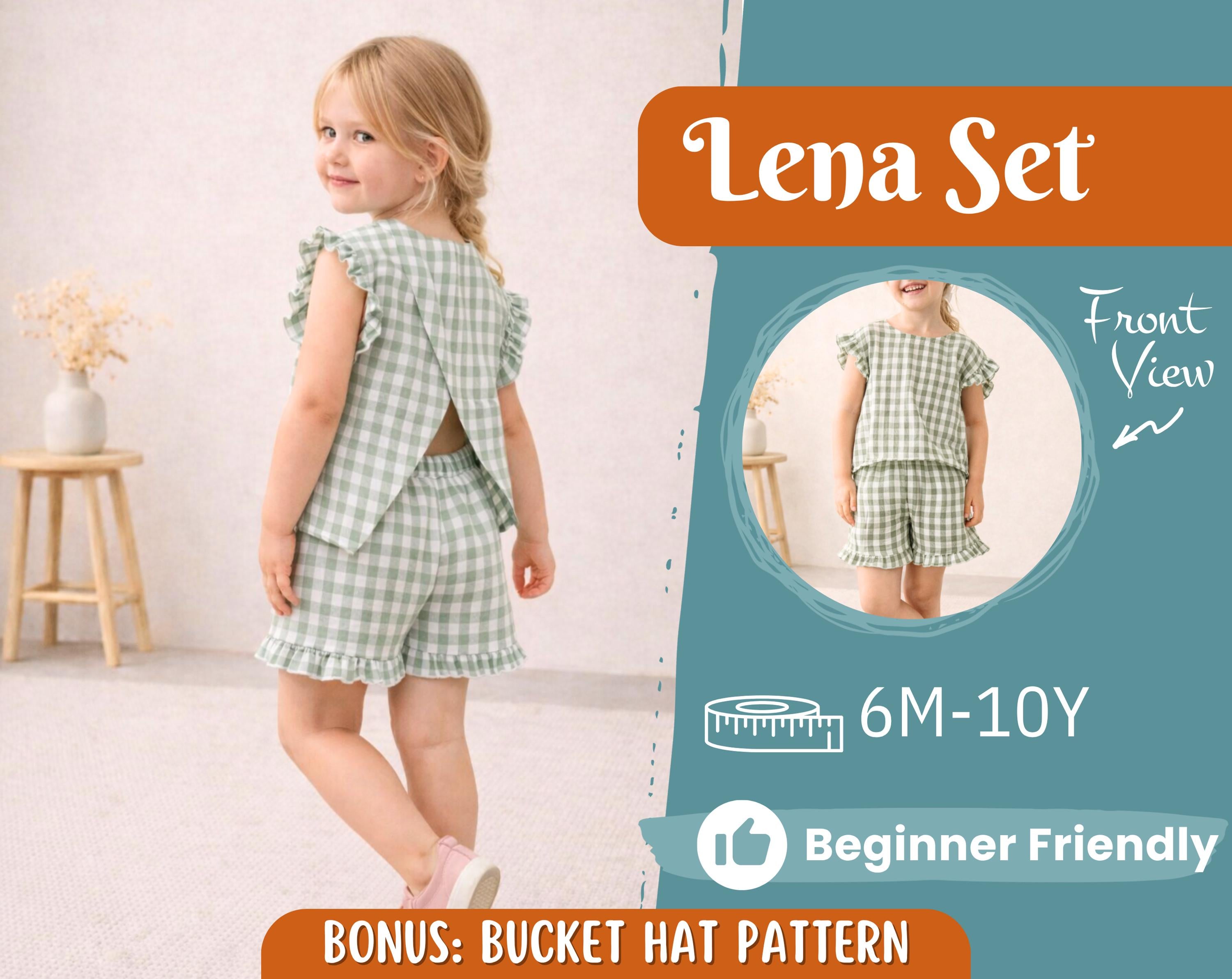 Top and Shorts Pattern for Kids, Top Pattern, Kids Pattern, PDF Pattern, Beginner Pattern, Sewing Pattern Toddlers, Shorts Pattern, Easy Top