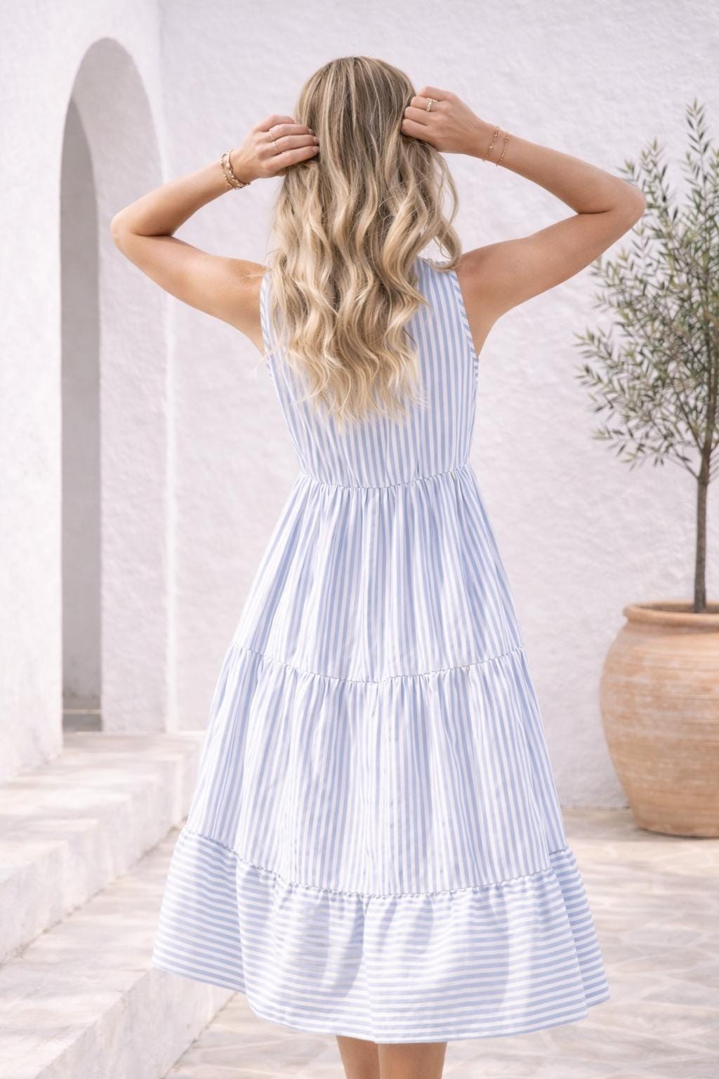 Elodie Dress Sewing Pattern | Dress Pattern | Sewing Pattern for Women | Tiered Dress | Sleeveless Dress | Beginner Sewing Pattern Dress
