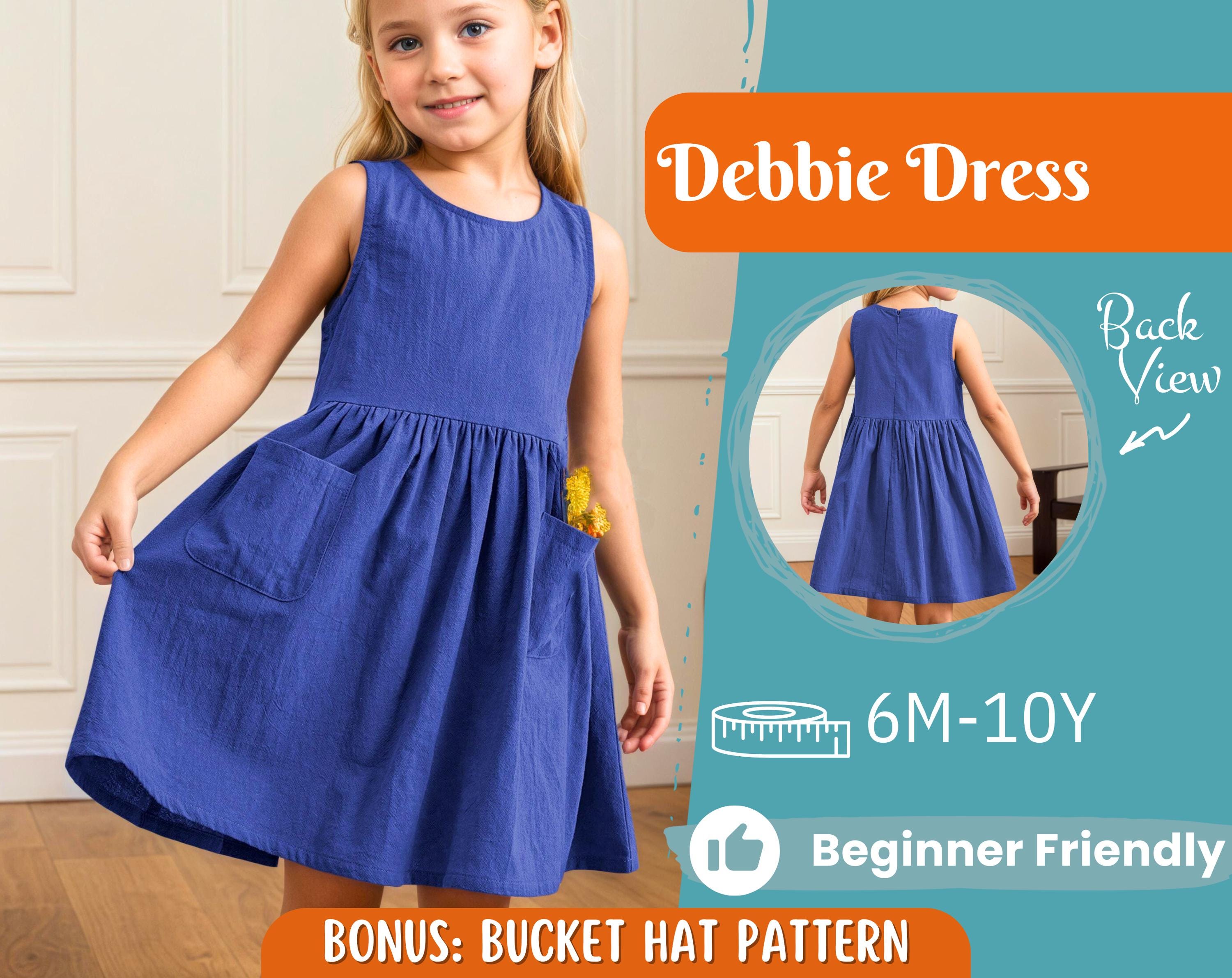 Dress Sewing Pattern for Kids, Dress Pattern, Kids Pattern, Summer Dress Pattern, Beginner Pattern, Sewing Pattern Toddlers, Baby Pattern