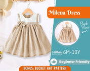 Dress Sewing Pattern for Kids, Dress Pattern, Kids Pattern, Summer Dress Pattern, Beginner Pattern, Sewing Pattern Toddlers, Baby Pattern