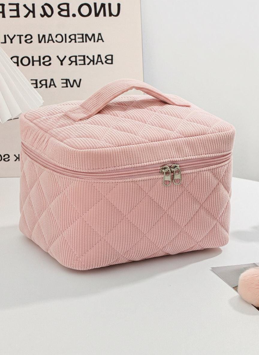 Makeup Bag Patterns Set | Boxy Pouch Pattern | Beginner Bag Pattern | Quilted Pouch Bag Pattern | Quilted Make Up Bag Pattern | Easy Bag