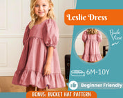 Dress Sewing Pattern for Kids, Dress Pattern, Kids Pattern, Summer Dress Pattern, Beginner Pattern, Sewing Pattern Toddlers, Baby Pattern