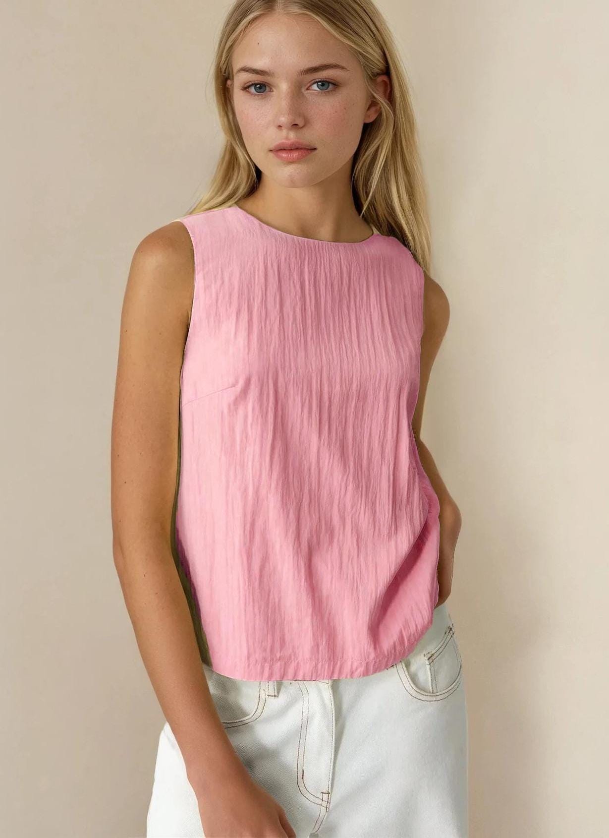 Back Tie Top Sewing Pattern, Women Pattern, Top Pattern, Sewing Patterns for Women, Summer Top, Sewing Pattern Top Women, Tie Top Pattern