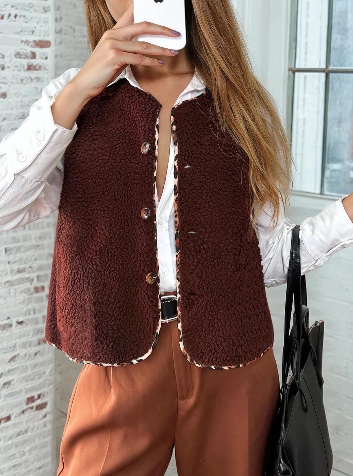 Vest Sewing Pattern for Women | Button Up Top Pattern | Vest Pattern | Top sewing pattern | Women Sewing Patterns | Teddy Vest