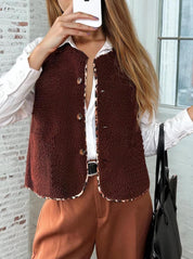 Vest Sewing Pattern for Women | Button Up Top Pattern | Vest Pattern | Top sewing pattern | Women Sewing Patterns | Teddy Vest