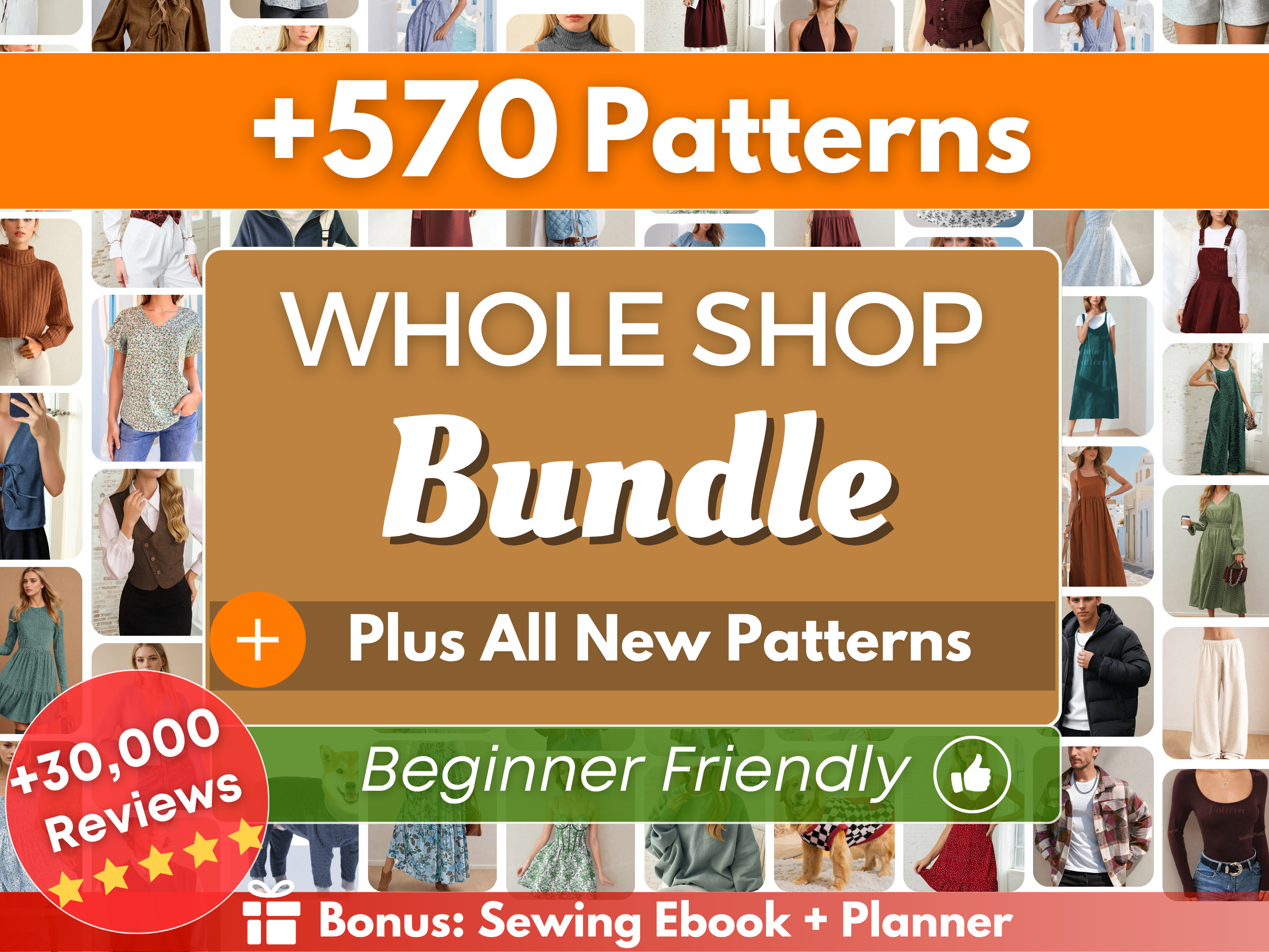 Whole Shop Bundle +570 Patterns