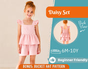 Top and Shorts Pattern for Kids, Top Pattern, Kids Pattern, PDF Pattern, Beginner Pattern, Sewing Pattern Toddlers, Shorts Pattern, Kids Top