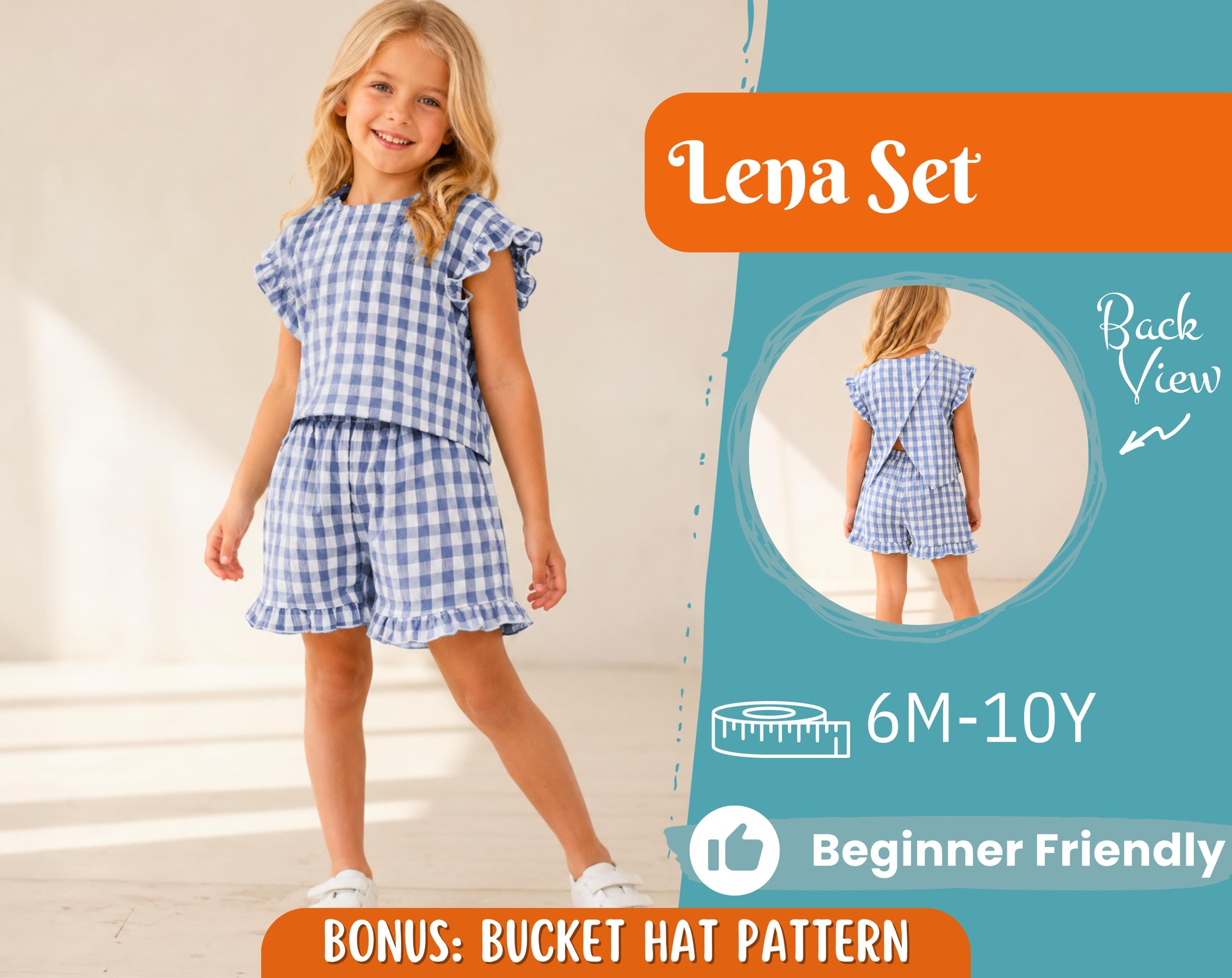 Top and Shorts Pattern for Kids, Top Pattern, Kids Pattern, PDF Pattern, Beginner Pattern, Sewing Pattern Toddlers, Shorts Pattern, Easy Top