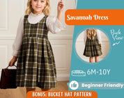 Dress Sewing Pattern for Kids, Dress Pattern, Kids Pattern, Dress for Kids, Beginner Pattern, Sewing Pattern Toddlers, PDF Sewing Pattern