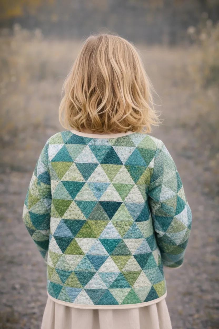 Jacket Sewing Pattern for Kids, Jacket Pattern, Kids Pattern, PDF Pattern, Beginner Pattern, Sewing Pattern Toddlers, Quilted Jacket Pattern