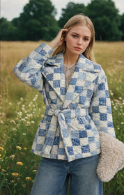 Coat Sewing Pattern with Lining | Quilted Coat Sewing Pattern |  Women Jacket Pattern | Jacket Sewing Pattern PDF | Women Sewing Pattern