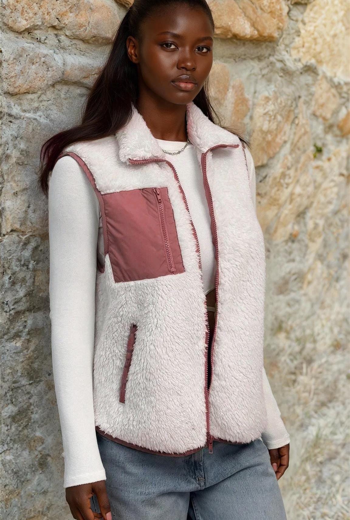 Teddy Vest Sewing Pattern | Sewing Patterns | Women Pattern | Jacket Sewing Pattern | XS-XXXL | Puffer Vest Sewing Pattern for Women